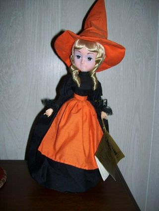 Vintage Seymour Mann Halloween Witch Musical Doll 1987 Music Box
