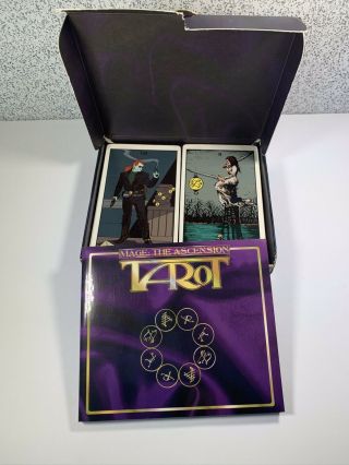 Mage: The Ascension Tarot Cards Full Deck With Book Rare Oop