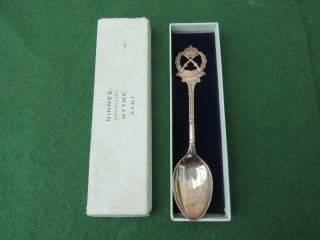 1938 Solid Silver Small Arms School Competition Spoon Boxed