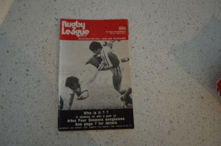 Rugby League News Rare 1980 Brl Programme Brothers Valleys Wests