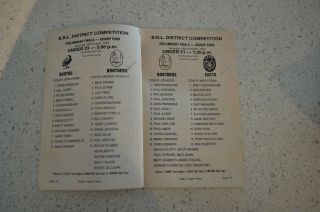 RUGBY LEAGUE NEWS RARE 1980 BRL PROGRAMME BROTHERS VALLEYS WESTS 2