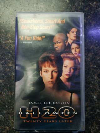 Halloween H20 Vhs Clamshell Ultra Rare Hollywood Video Ex - Rental 1998 Horror Oop