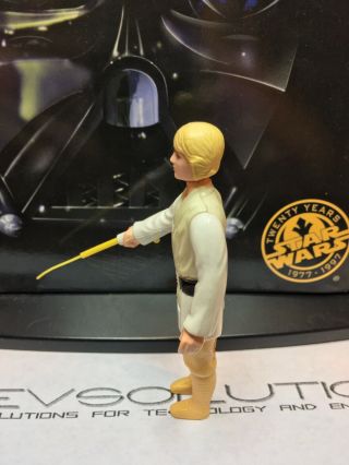 Vintage 1977 Star Wars Luke Skywalker Double Telescoping Lightsaber RARE 2