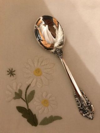 Wallace Grande Baroque Sterling Cream Soup Spoon (s) 6 - 1/8 " Post 1940 No Monos