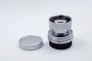 Rare Leitz Leica Summicron L39 50mm/f2.  0 Radioactive Lens Yr.  1953 Ltm/m39