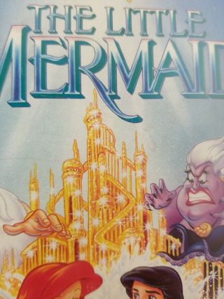 The Little Mermaid (VHS,  1990),  Rare,  Banned Gold Penis Cover Black Diamond 2