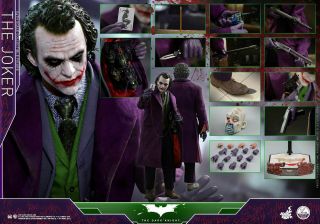 Hot Toys 1/4 The Dark Knight Qs010 The Joker - Normal Edition