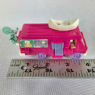 1994 VINTAGE POLLY POCKET - Home On The Go/RV Camper - 100 COMPLETE - Bluebird Toys 2