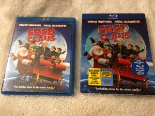 Fred Claus Christmas Movie 3 X Blu Ray W/ Slipcase Rare Oop Vince Vaughn