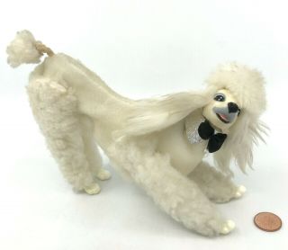 Mattel Barbie ' s Pet Plush White Poodle Prince 1984 Jointed 6.  75in Vintage 2