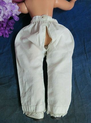 ANTIQUE Bebe DOLL clothes BLOOMERS pantaloons for 16 
