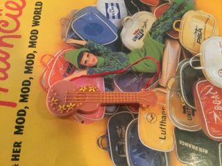 Vintage Liddle Kiddles Sears Beat - A - Diddle Guitar Ex.