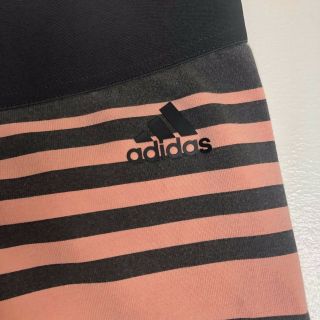 (145) Adidas Sport Id Allover Print Womens Running Tights Pink Grey Rare Small