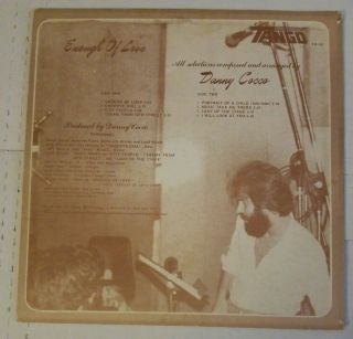 Danny Cocco - Enough Of Love LP VG,  Rare ' 79 Private Modern Soul Signed 3