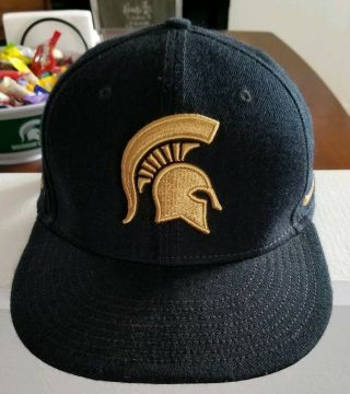 Nike Pro Combat Michigan State Snapback Hat (molon Labe) Rare