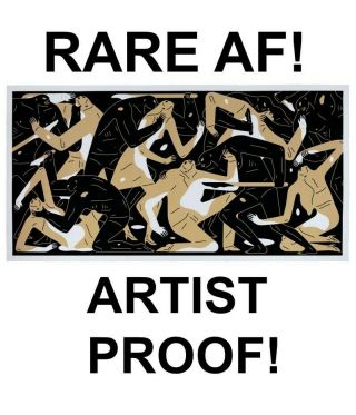 Huge Cleon Peterson - Rare Ap Artist Proof - Poison In The Mind Gold - Not Kaws