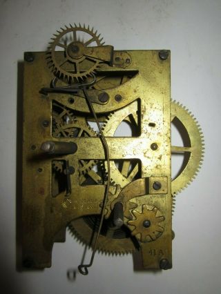 Antique Seth Thomas Wall Regulator Clock Movement (store 23)