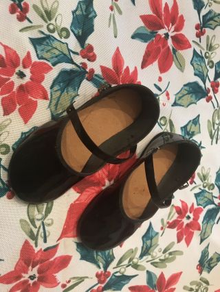 Vintage Patti Playpal By Ideal Doll Shoes Black