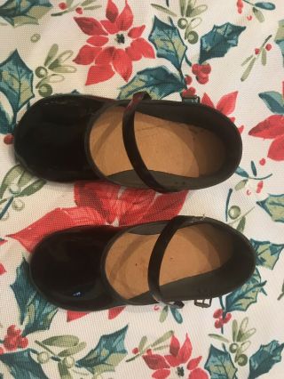 VINTAGE PATTI PLAYPAL BY IDEAL DOLL SHOES BLACK 2