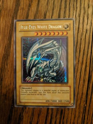 Yugioh Dds - 001 Blue Eyes White Dragon Secret Rare