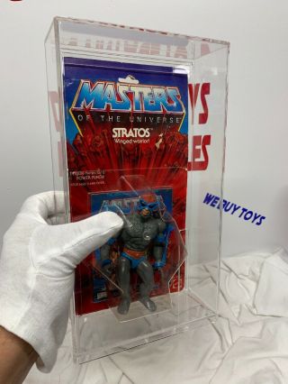 1981 Mattel Masters of the Universe He - Man Stratos 8 - Back Clear Bubble 2