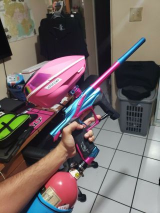 Planet Eclipse Lv1 Cotton Candy Rare Paintball Marker