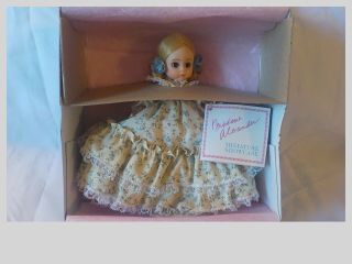 Vintage Madam Alexander Doll Amy 411 Little Women 8 " Miniature Showcase Exc.