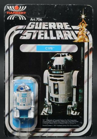 Star Wars Vintage Harbert R2 - D2 (“c1p8”) 12 Back Moc