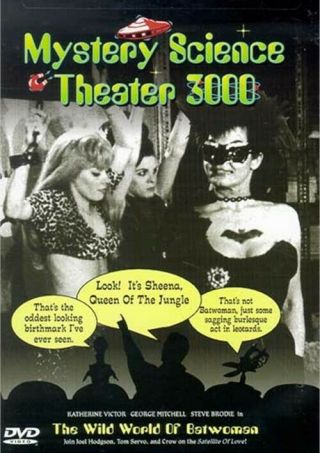 Mystery Science Theater 3000 - The Wild World Of Batwoman (dvd,  2001) Rare,  Oop