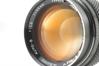[MINT] Rare Olympus M System G.  Zuiko Auto - S 55mm f/1.  2 MF Prime Lens from Japan 3