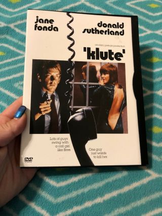 Klute (dvd,  2002,  Widescreen) Rare Oop Jane Fonda Donald Sutherland Region 1 Usa