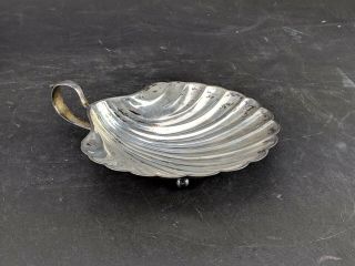 Vintage British Sterling Silver Scallop Shell Candy Dish 80 Grams