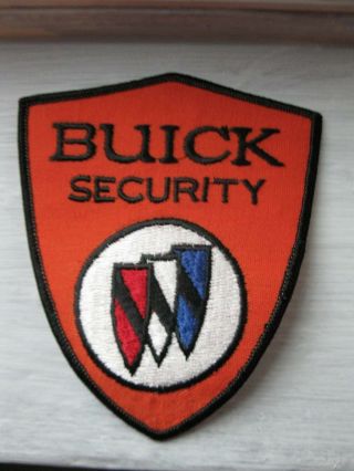 Vintage Buick Auto Plant Security Patch Auto Patch - Rare
