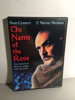 The Name Of The Rose (dvd) Sean Connery Rare Oop Disc