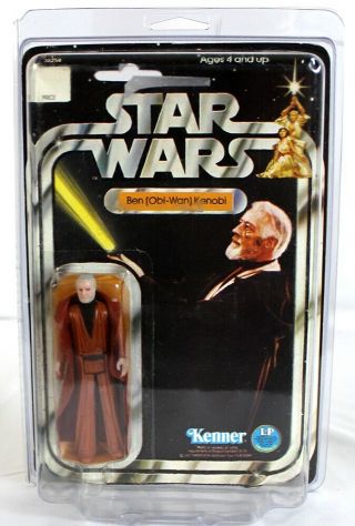 Vintage Star Wars Carded 12 Back - A Ben (obi - Wan) Kenobi Action Figure // C - 7 Nr