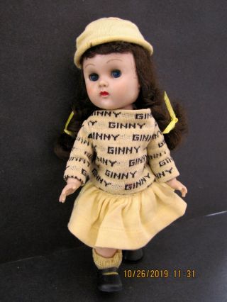 Vintage Brunette Vogue Ginny Walker Doll in Tagged Signature Outfit 2