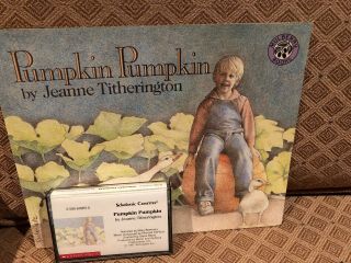 Pumpkin Pumpkin By Titherington,  Jeanne.  Book & Read A Long Cassette.  Rare