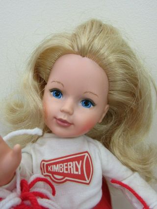 Vintage 1983 Tomy KIMBERLY Doll Cheerleader ALL 3