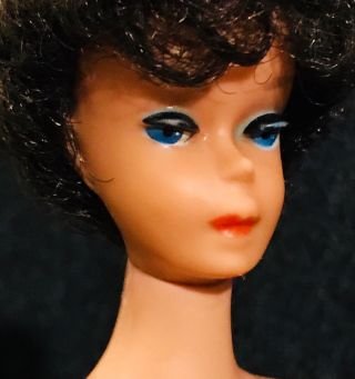 1960s Brunette Vintage Mattel Barbie Doll E - 20