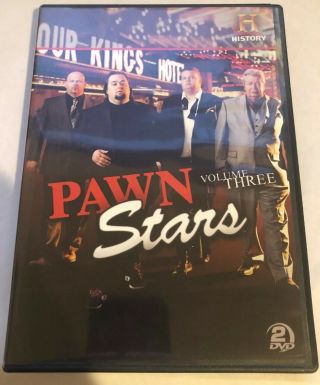 Pawn Stars Volume Three - History Channel Rare Vg,  Shape 2 Disc Set Season