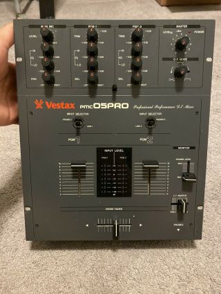 Rare Vestax Pmc 05 Pro Stokyo Limited Edition Grey Dj Mixer Qbert Isp 1/50 Made