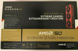 AMD Radeon VII 16gb 50th Anniversary - - Red Limited Edition RARE 2
