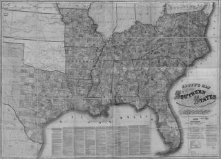 Us Confederate States 1862 Wv Map Lincoln Logan Marion Marshall Mason County Xl