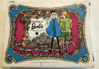 Vintage 1968 The World Of Barbie Double Doll Case