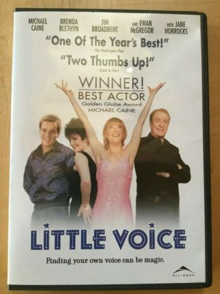 Little Voice Dvd Jane Horrocks Micheal Cain Golden Globe Best Actor 1998 Rare