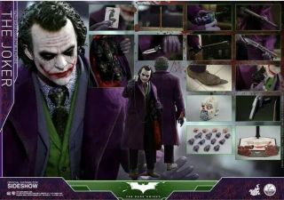 Hot Toys Joker The Dark Knight 1/4 Qs010 Dc Comics Heath Ledger Usa