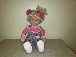 Vintage Kid Sister Doll Hasbro Playskool My Buddy 1993 Pink W/floral