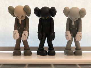 Kaws Small Lie - Complete Set Of 3