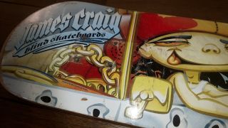 Blind Skateboards James Craig 2002 Deck OG Ice Cream McKee Cliver RARE 411 2