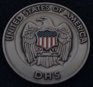 Rare Security Homeland United States Of America Usa Us Challenge Coin